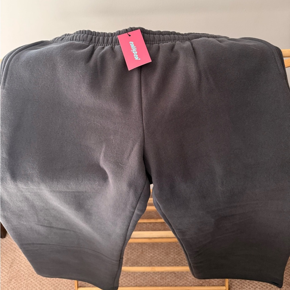 Edikted Black Wide Leg Pants